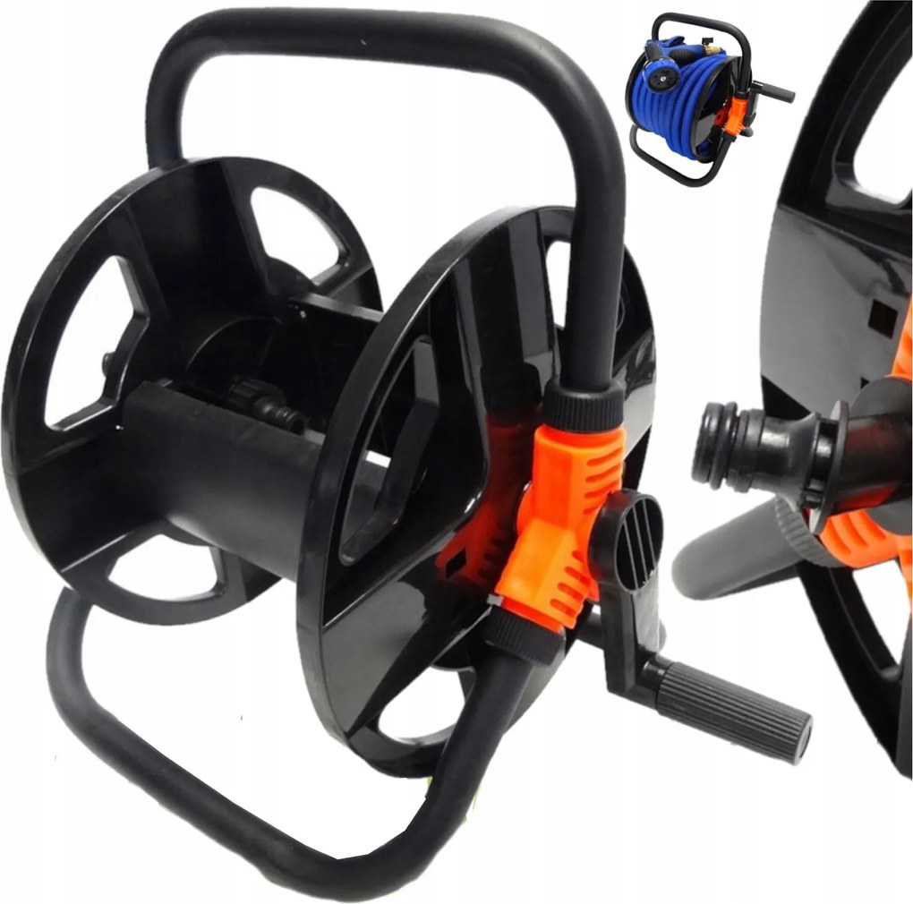 Kerti Tömlőtekercselő Állvány Tömlőtekercselő Dobbal max. 20mb 1/2''