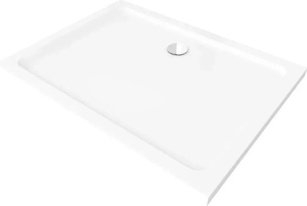 Stuxi Nizza 120x90 cm aszimmetrikus két tolóajtós zuhanykabin 6 mm vízlepergető biztonsági üveggel, króm elemekkel, 190 cm magas, zuhanytálcával és szifonnal