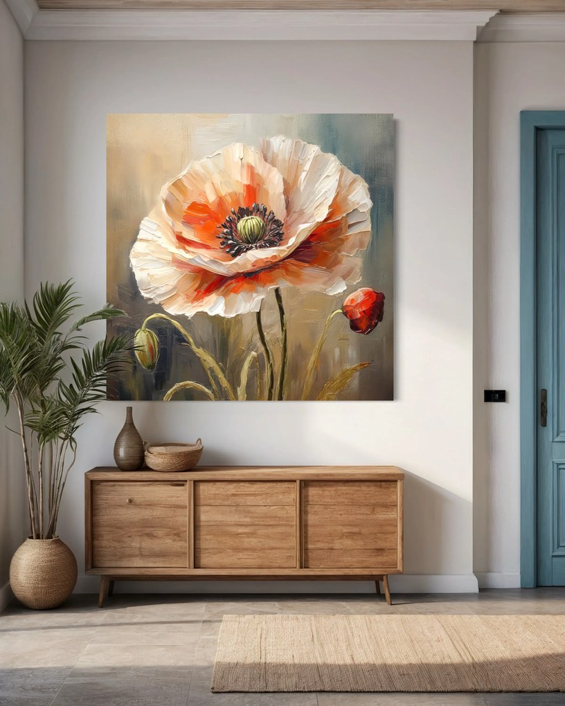 Gario Vászonkép Mák virág Természet Méret: 50 x 50 cm