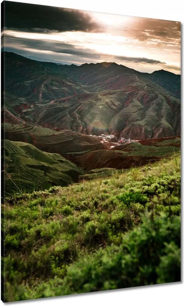 Festmények 70x100 Hegyi táj Tájkép