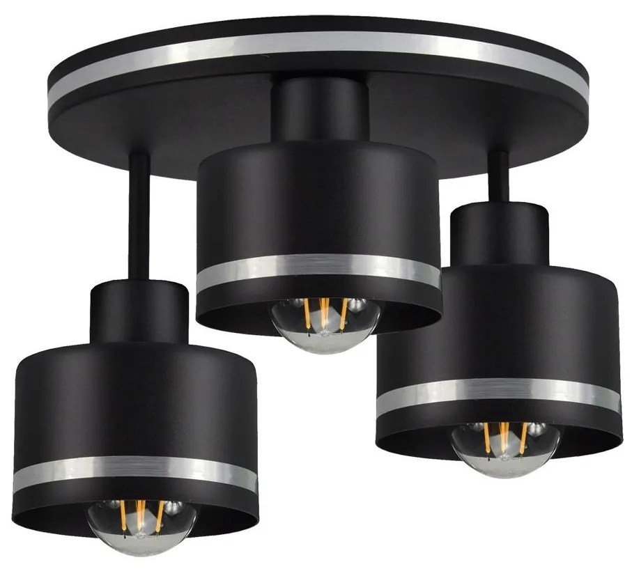 Csillár BODO SILVER 3xE27/60W/230V