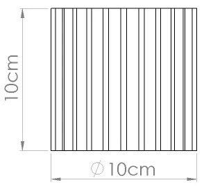 Sollux SL.1804 - AURA spotlámpa 1xGU10/10W/230V 10 cm barna