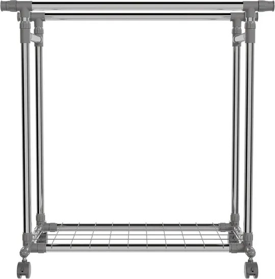 Juskys Kerékkel ellátott fém ruhállvány