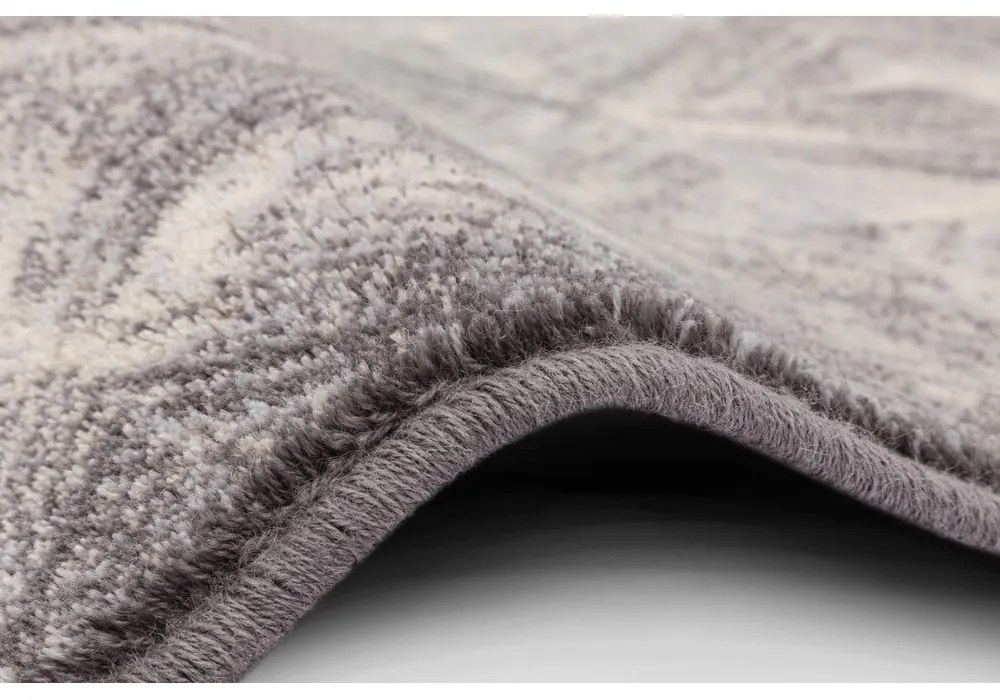 Szürke gyapjú szőnyeg 200x300 cm Moire – Agnella