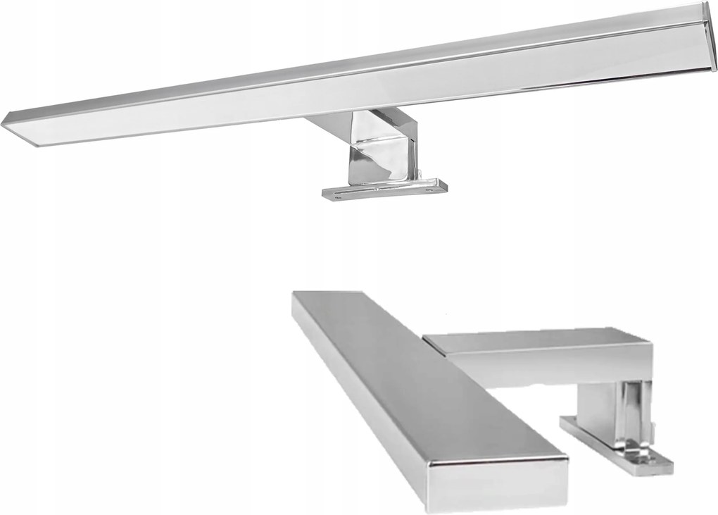 Fürdőszobai Fali Lámpa Króm 3az1ben Led 12W 60CM IP44 Tükör Szekrényhez Vagy Falhoz