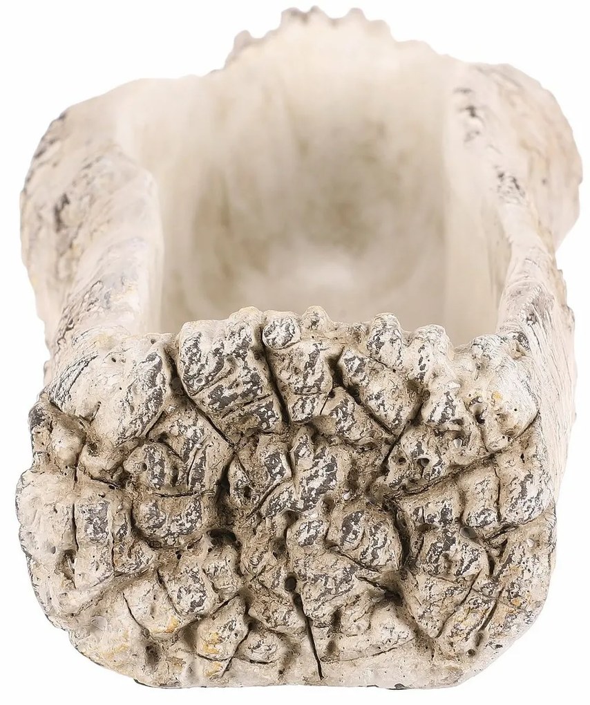 Virágtartó - virágláda, nyírfa utánzat, 32 x 12 x8 cm, 32 cm