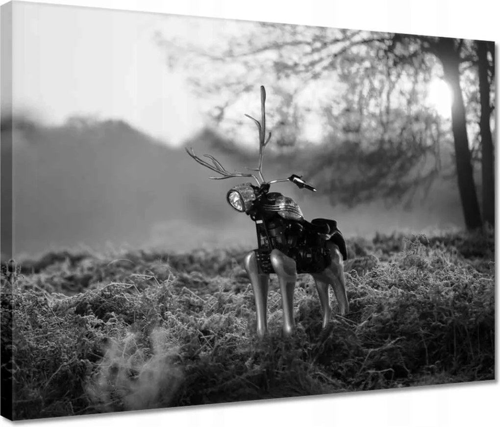 Vászonkép 40x30 Szarvas Modern művészet