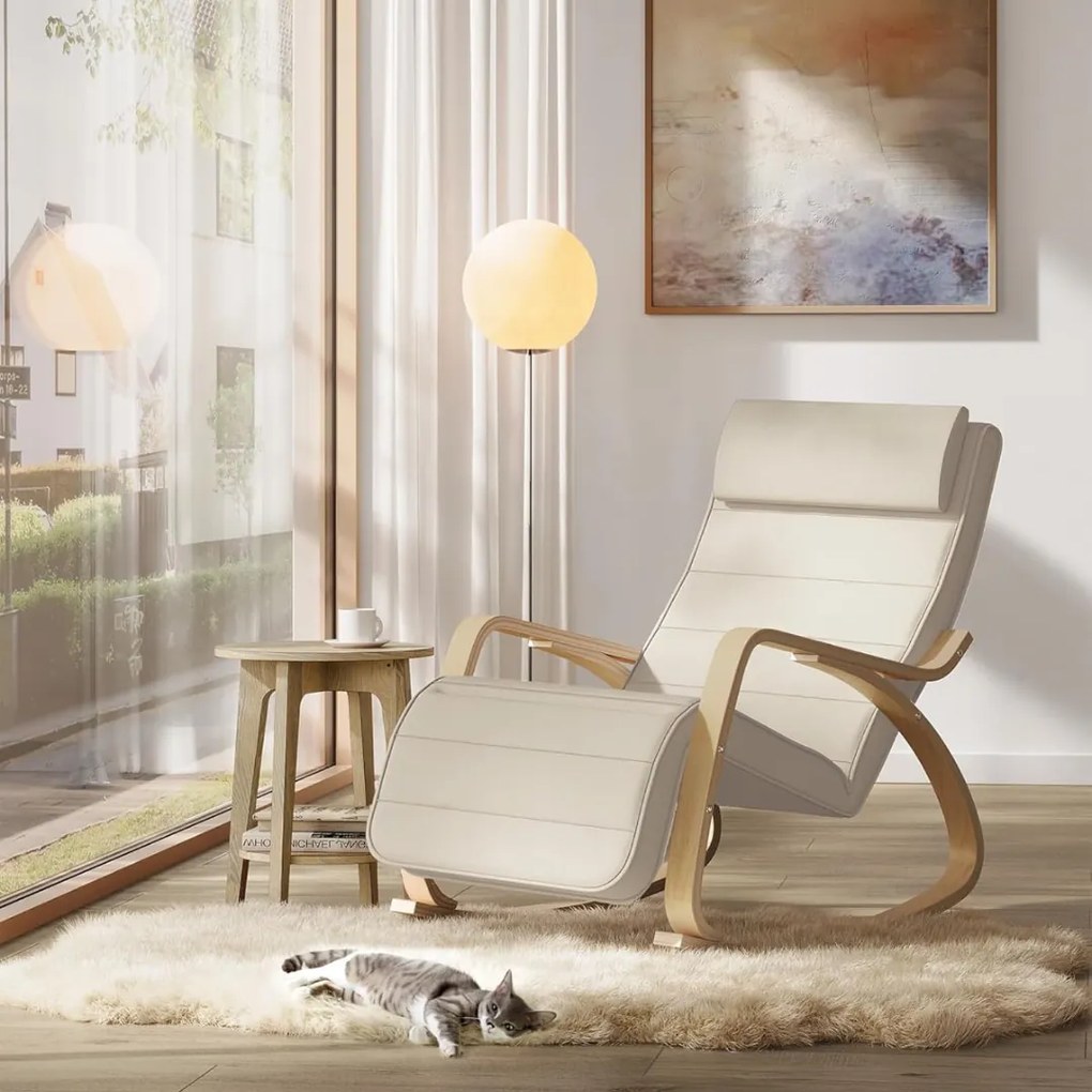 SWING hintaszék, teherbírás 150kg, 67x115x91cm, bézs Jurhan