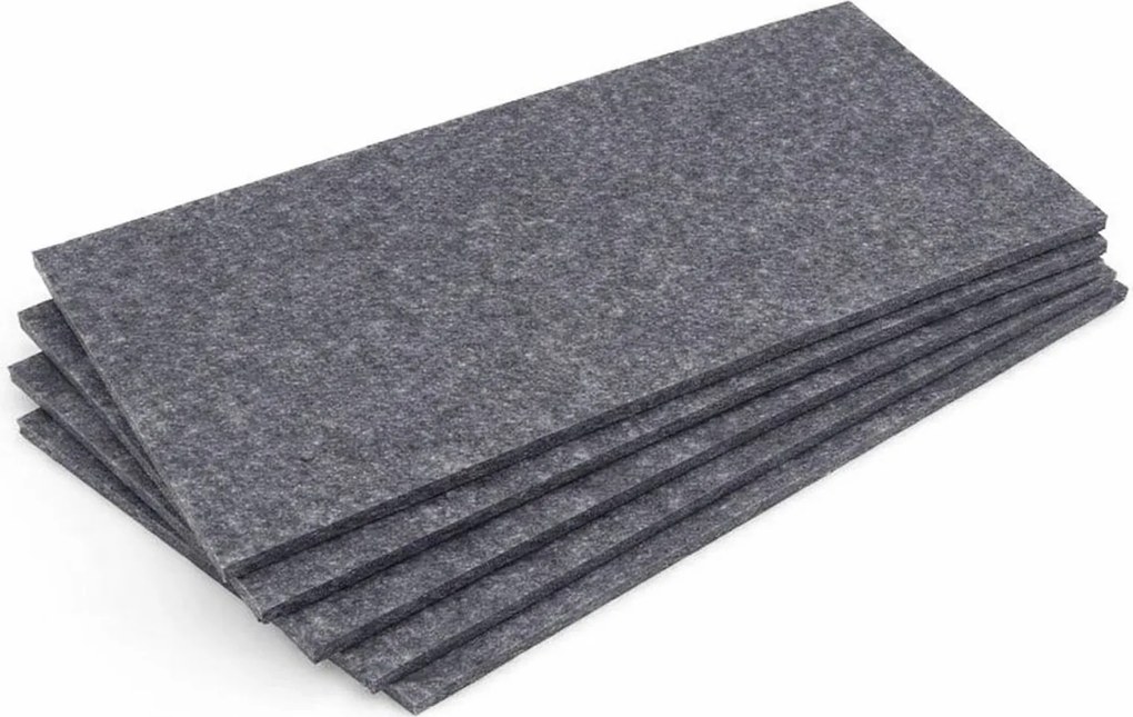 Bilnora extra sűrű akusztikai filc falpanel 120x60x1,2cm vastag, több féle színben - 1 fehér