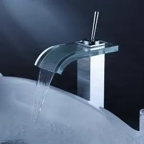 Mosdócsaptelep EYN EYN0145 LED-világítással és vízeséses kifolyóval, többféle színváltozatban