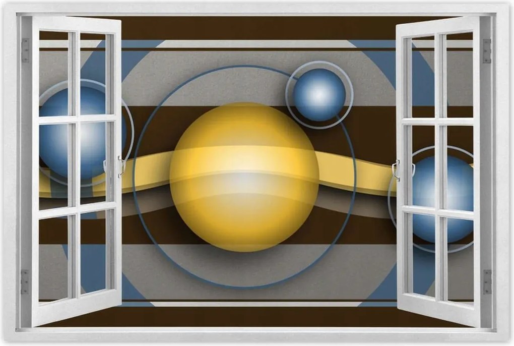 Poszterek 90x60 Divatos gömbök Absztrakt