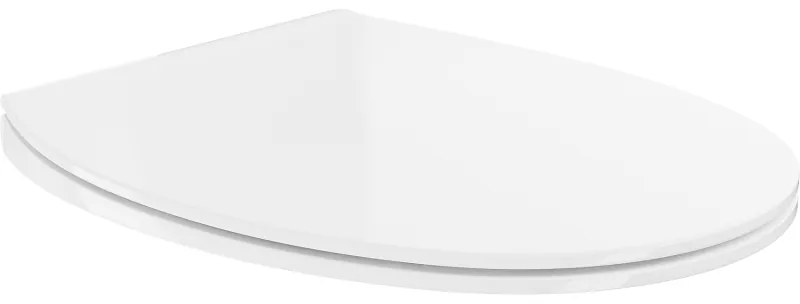 Mexen Egg lassan záródó slim vécéülőke, duroplast, fehér fényes - 39243000
