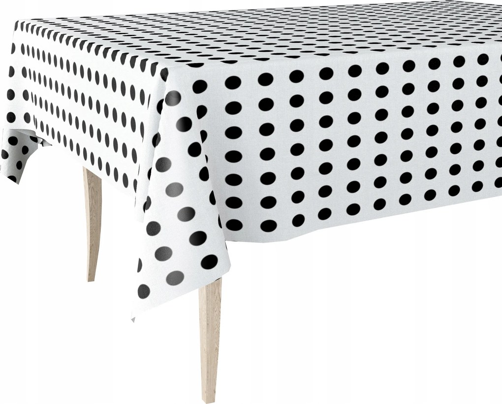 Cerata Vastag Abrosz Fehér Fekete Pöttyös 140x400