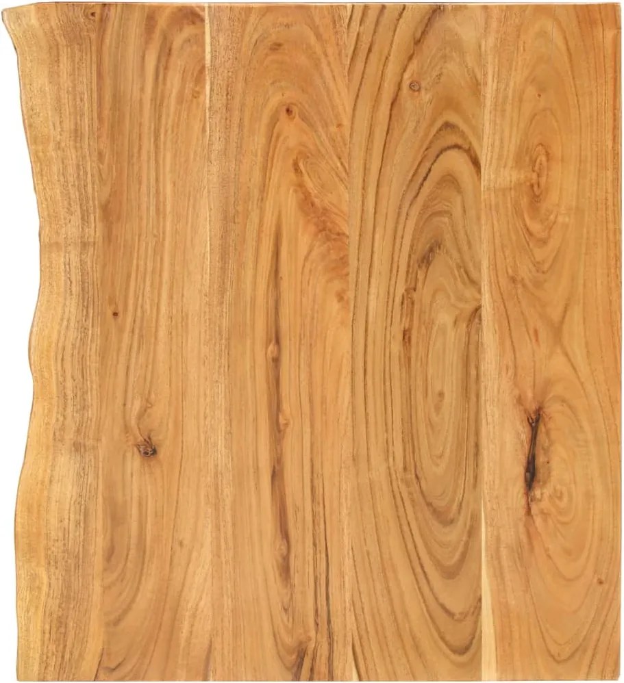 vidaXL tömör akácfa fürdőszoba piperepolc 58x52x2,5 cm