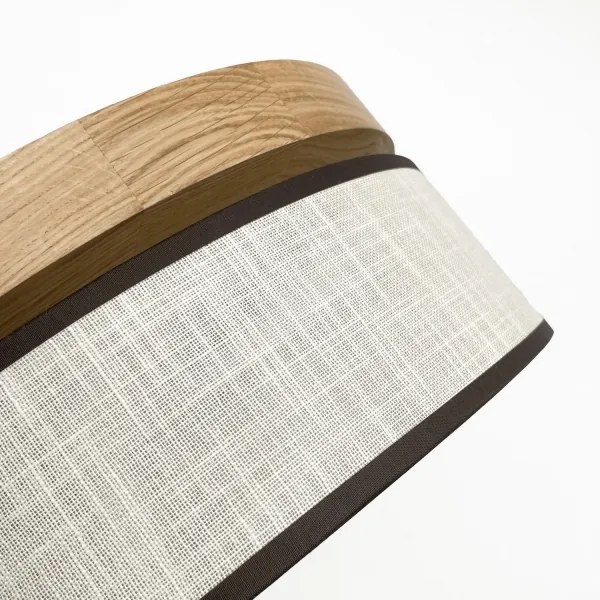 Brilagi - BELLADONNA LED mennyezeti lámpa LED/36W/230V, átm. 40 cm, krémszín/tölgy