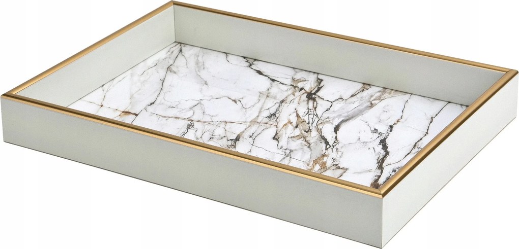 Dekorációs tálca 35x25x4 cm Calacatta Gold 172011