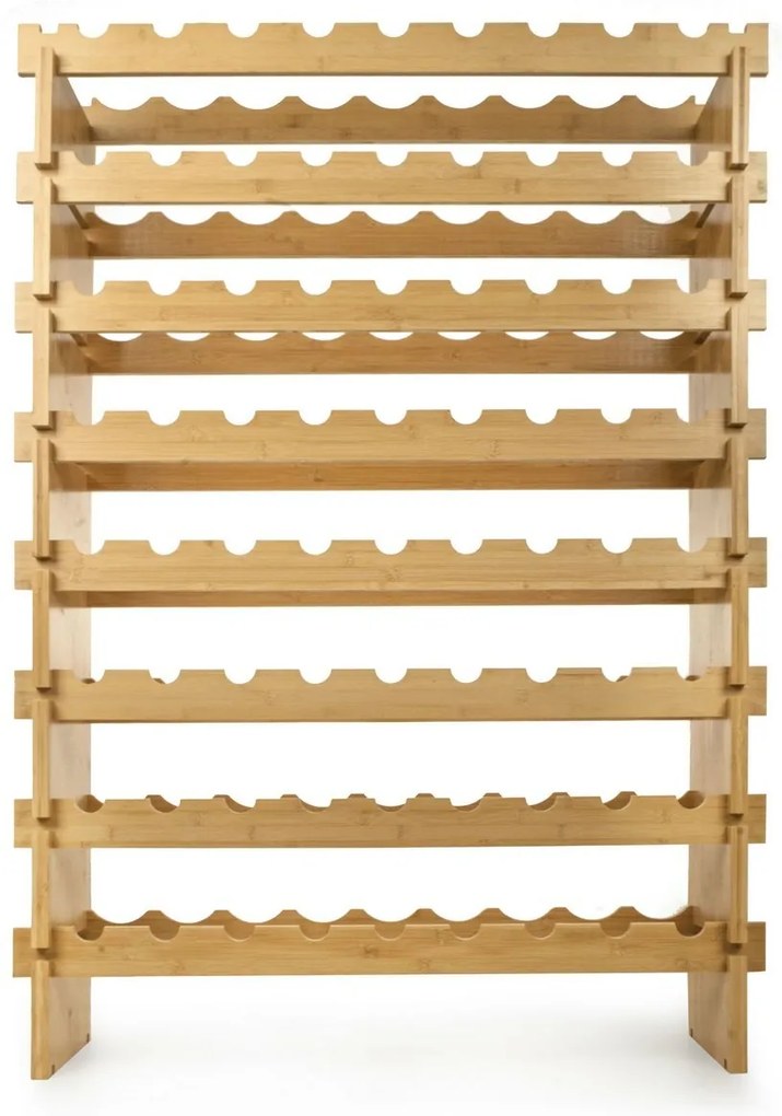 G21 Bambusz borosállvány, 72 palack