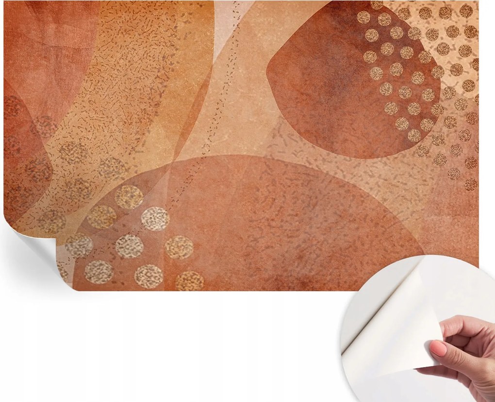 Dekoratív Öntapadós Tapéta Divatos Minták Földi kompozíciók 416x254 cm