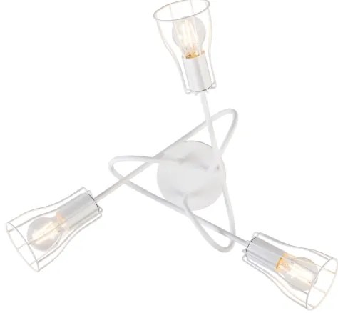 Felületre szerelhető csillár OXFORD 3xE27/15W/230V fehér