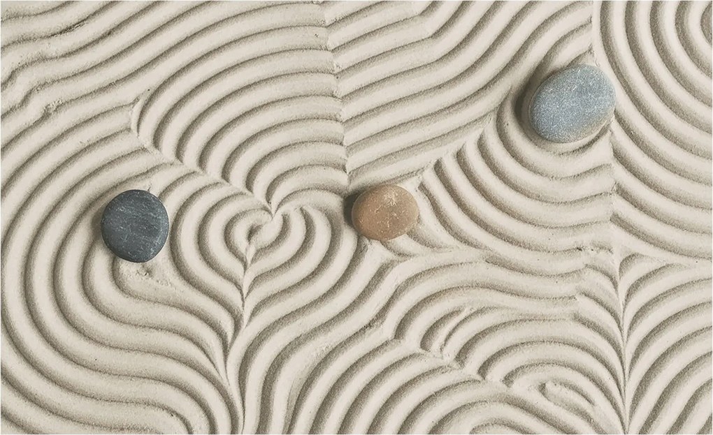 Flizelina Dekoratív Fotótapéta Hálószobába Harmonikus hullámok 416x254 Ragasztó