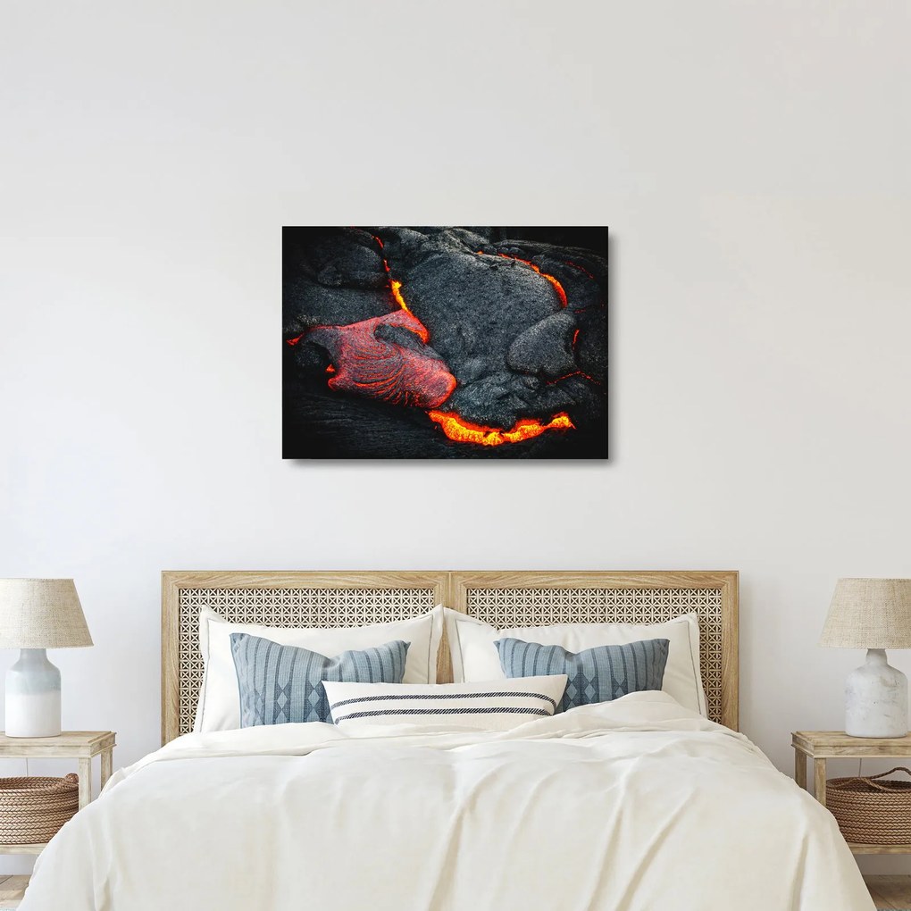 Kép - Láva (üvegen) (70x50 cm)