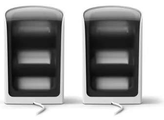 Philips - 2 darabos szett: Hue PLAY Wall Washer dimmelhető RGBW LED lámpa, 20W/230V, 2000–6500K, fehér