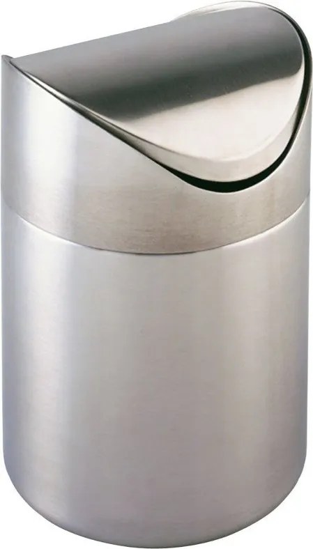 Fürdőszobai Rozsdamentes Acél Szemetes Kosár Otranto 3L 16X9 CM Wenko