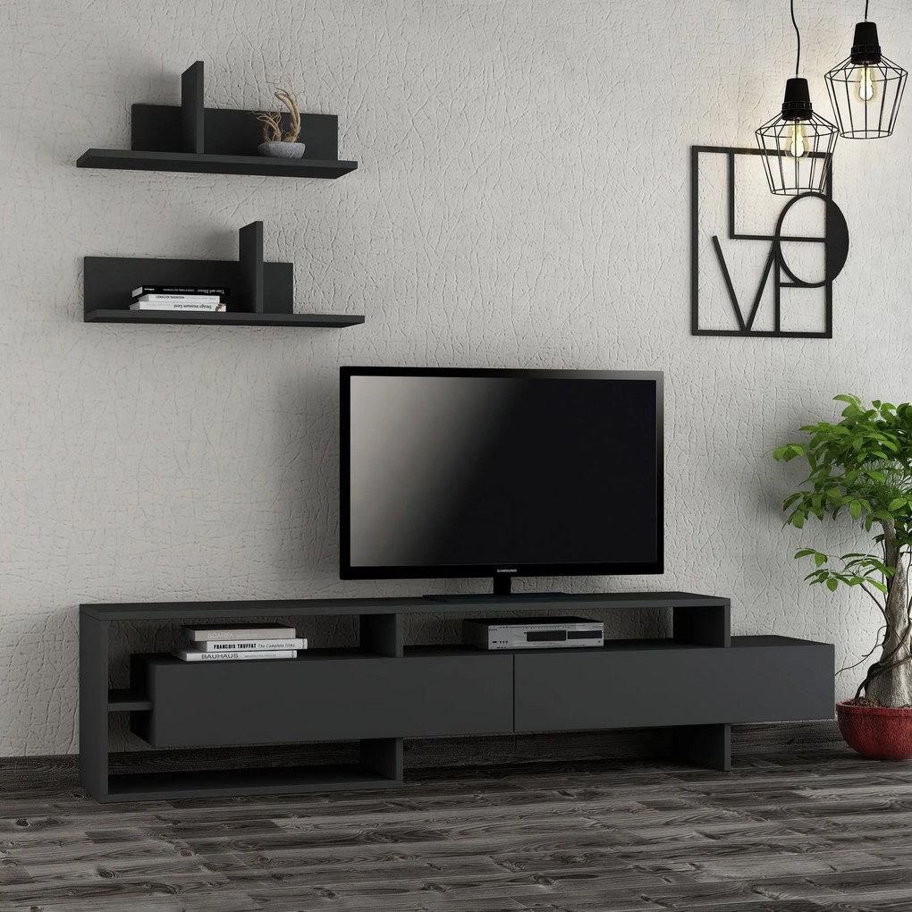 TV szekrény Gara - Anthracite