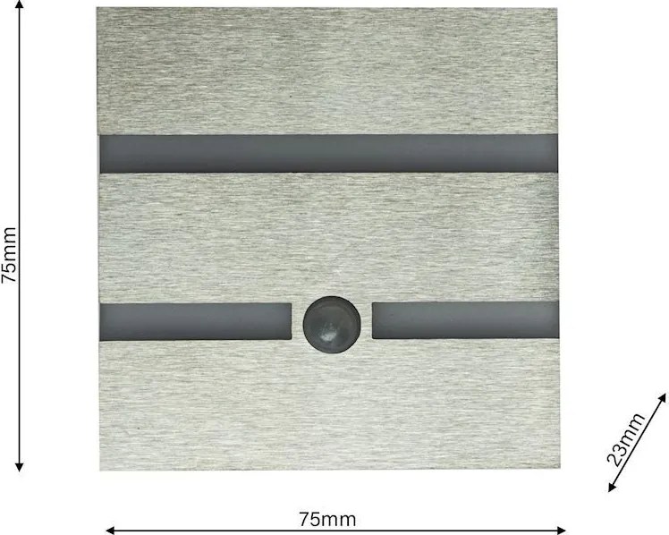 Eko-Light VOX EKS1510 Beépíthető lépcsőházi lámpa 1x0,6W/LED 4000K 14LM IP20