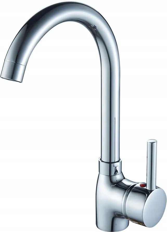 Konyhai csaptelep nagynyomású csaptelep egykaros kifolyócső