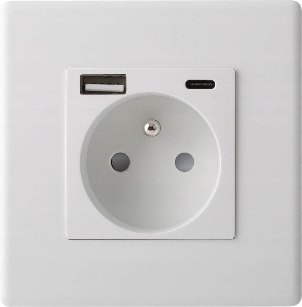 Elektromos aljzat, Usb fali Luuna fehér