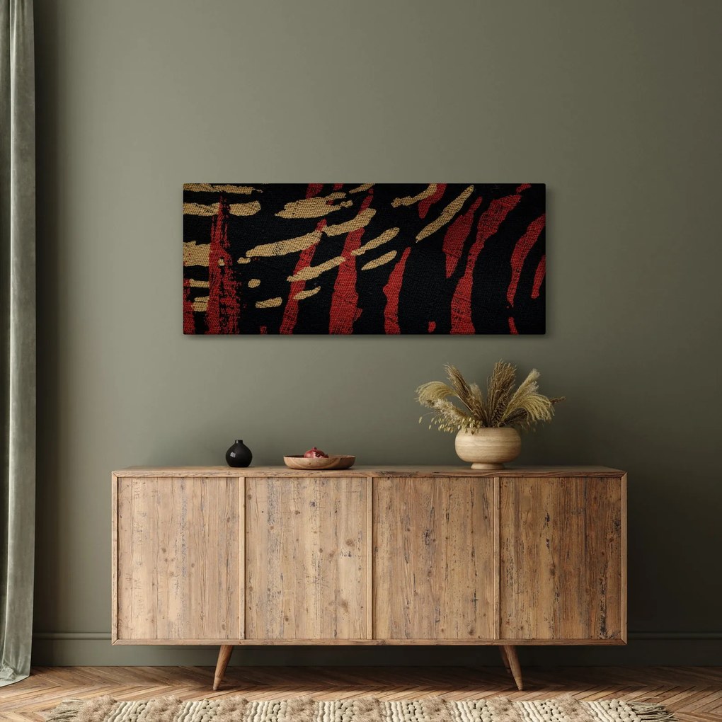 Absztrakciós kép (120x50 cm)