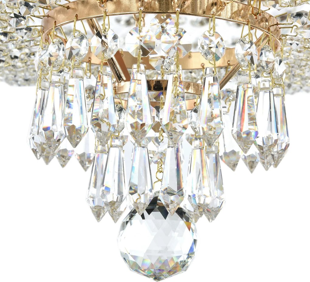 Maytoni glamour klasszikus kristály mennyezeti lámpa palace antik arany mydia890-cl-05-g