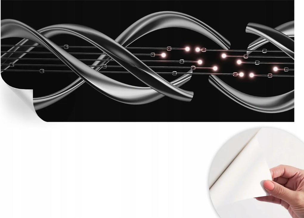 Öntapadós fotótapéta Nappali és Hálószoba irodába Fonott minta 250x104