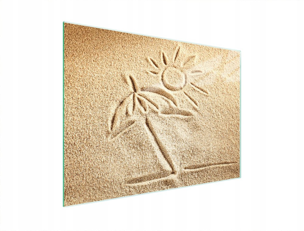 Üveg Vágódeszka 40x30 Strand Edzett Üveg