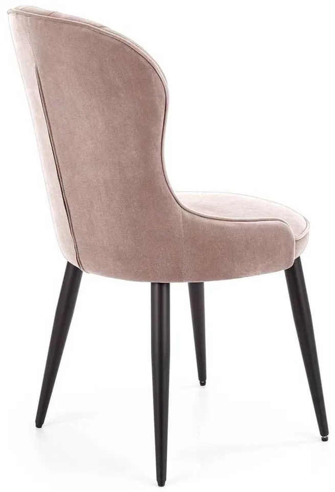 Rilla étkezőszék, bézs / fekete