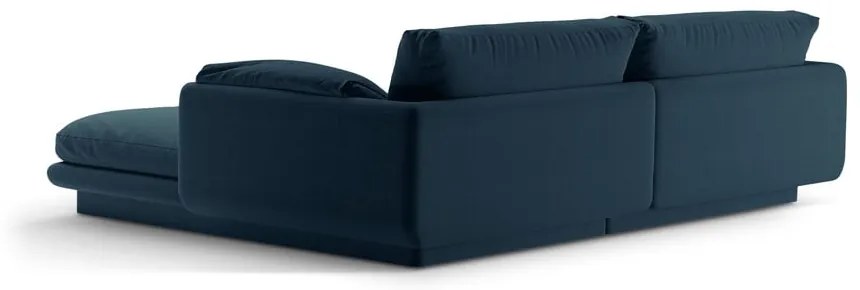 Sötétkék sarokkanapé (bal oldali) Torino – Micadoni Home