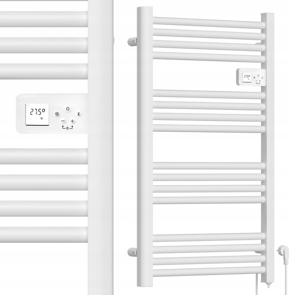 Fürdőszobai Radiátor Elektromos Létra Fali Termosztát Nagy Teljesítmény 500W