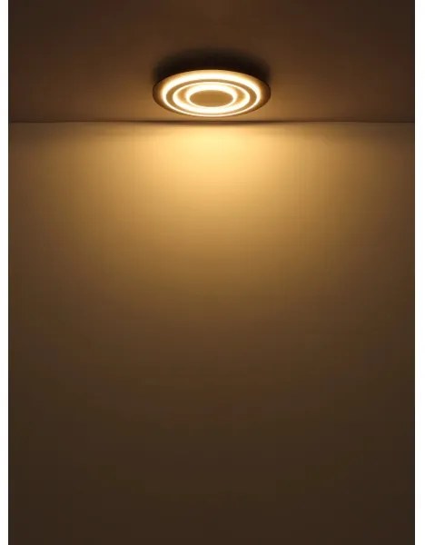 Globo 48032-24 - LED Mennyezeti lámpa JAYDEN LED/24W/230V átm. 32 cm antracit