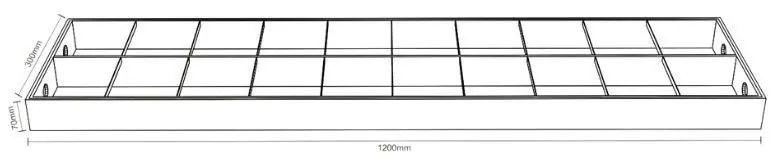 LED fénycsö armatúra 2 x T8 (120-cm) - TL203