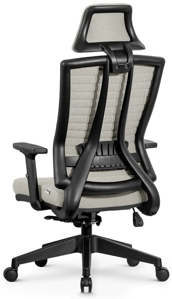 Ello ergonomikus szövet irodai forgószék deréktámasszal, fejtámasszal