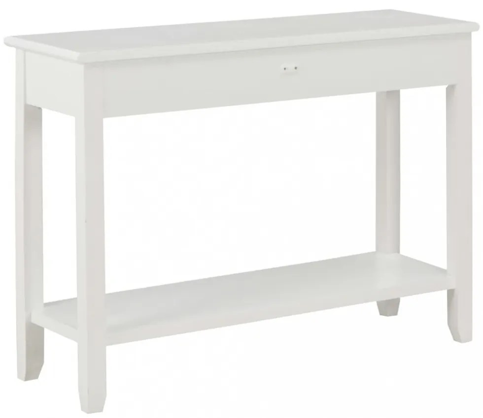 fehér fa tálalóasztal 110 x 35 x 80 cm