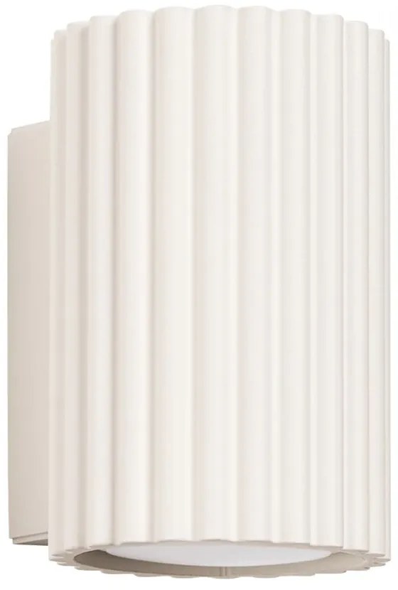 Krémszínű fali lámpa Gleam – Sollux