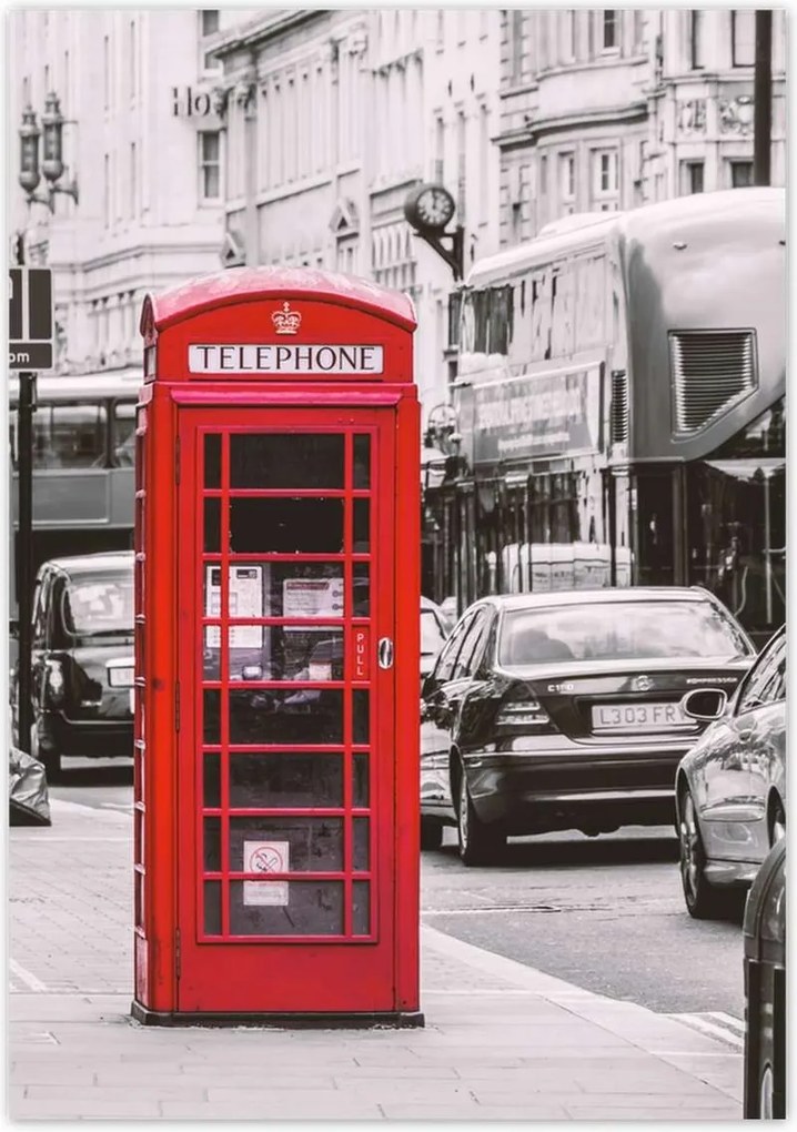 Poszterek 70x100 London Fülke