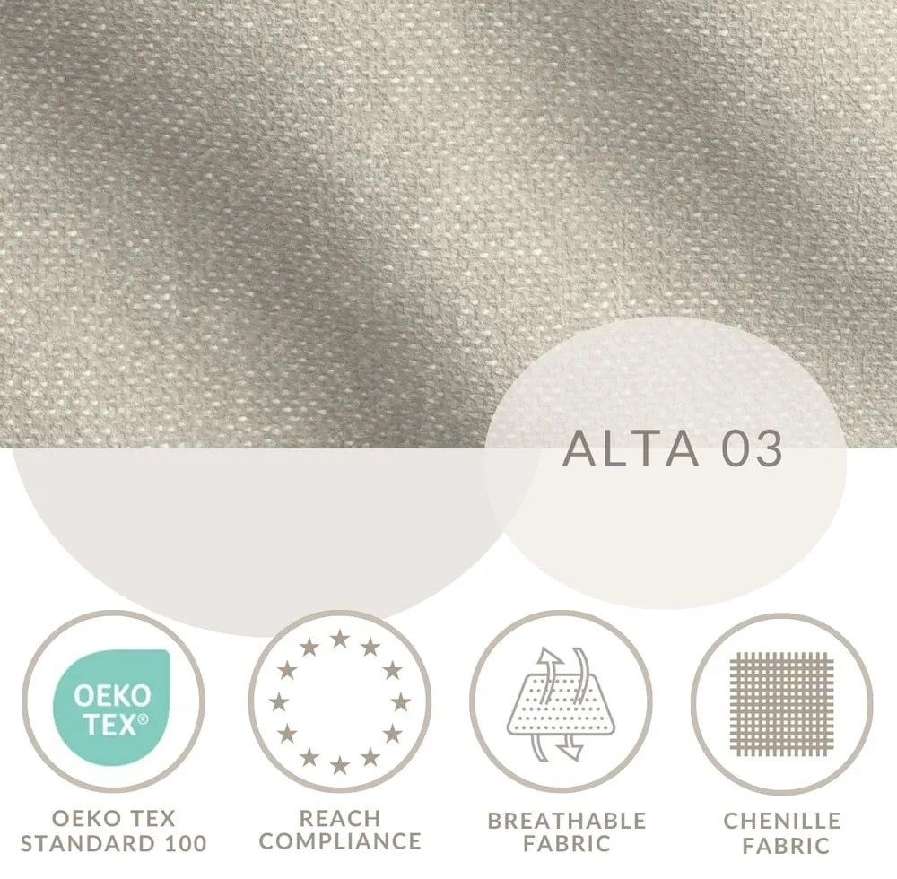 Bézs ágyneműtartós boxspring ágy 180x200 cm Blend – Maison de Rêve