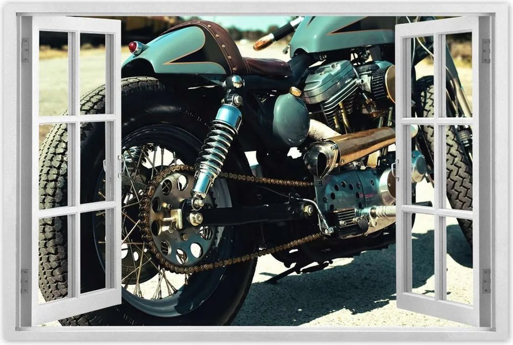 Poszterek 120x80 Klasszikus motorkerékpár Motor