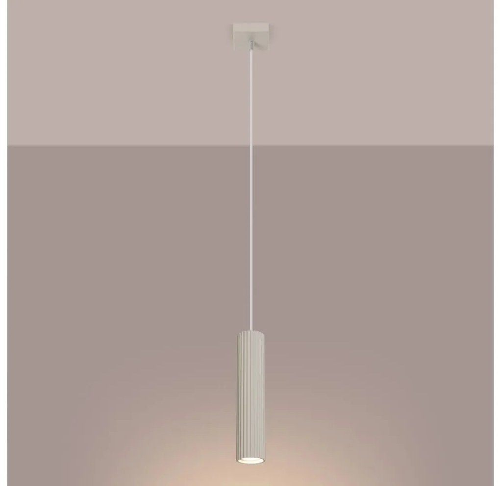 Brilagi - Csillár zsinóron CRESTO 1xGU10/10W/230V krémes