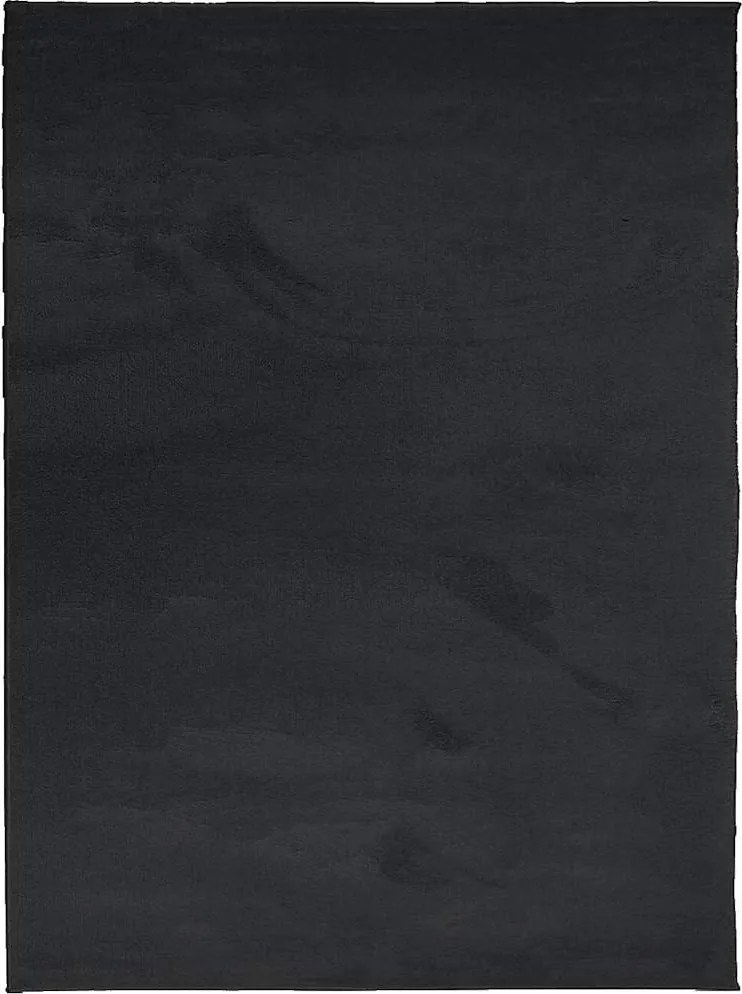 vidaXL OVIEDO fekete rövid szálú szőnyeg 240 x 340 cm