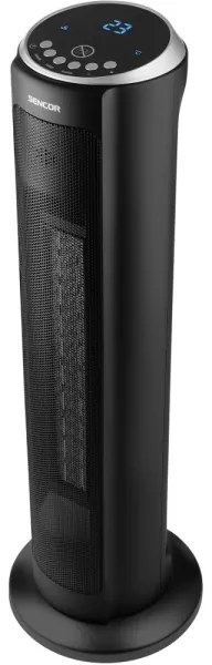 Sencor - Kerámia fűtőelemes ventilátor 1300/2200W/230V fekete + távirányító