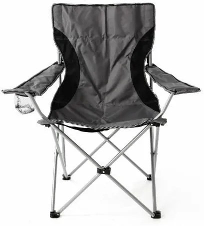 DIVERO Kempingszék összecsukható szürke